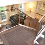 Custom stairs and railing.